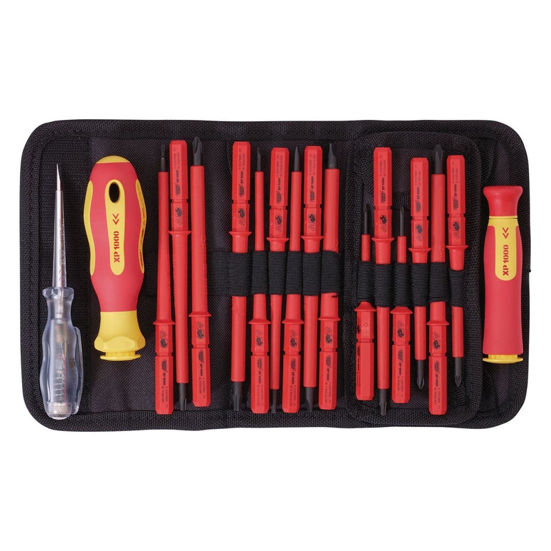 Draper 05776 XP1000® VDE Interchangeable Blade Screwdriver Set (18 Piece)