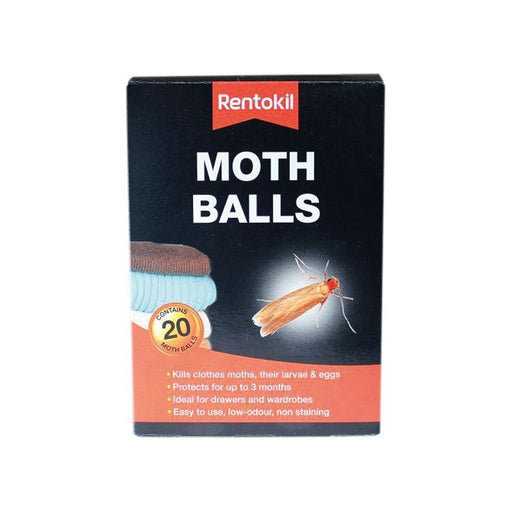 Rentokil Moth Balls (Pack 20) Rentokil - RockBottom Nothampton