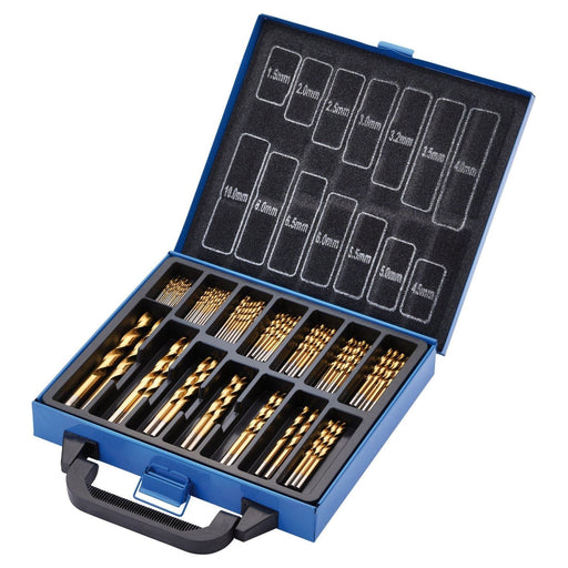 Draper 08887 HSS Titanium Nitride Coated Drill Bit Set (99 Piece)