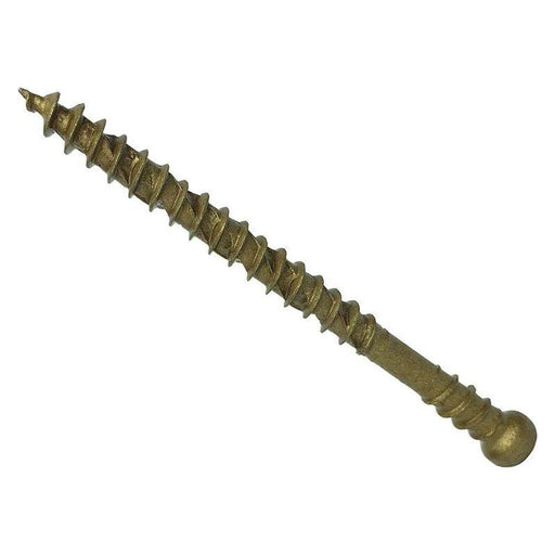 Forgefix ForgeFast TORX® Compatible Decking Screws Reduced Head Tan 4.5x60 T15 Tub 500 ForgeFix - RockBottom Northampton