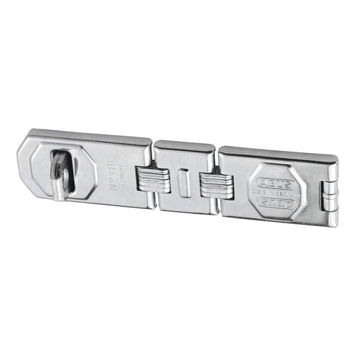 Abus Mechanical 110/195 Hinged Hasp & Staple Carded 195mm ABUS Mechanical - RockBottom Northampton 