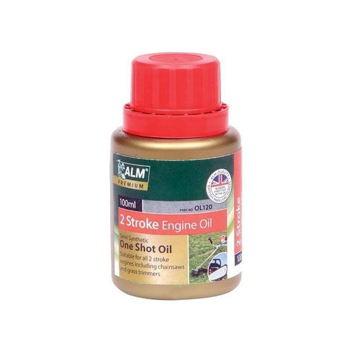 Alm Manufacturing OL120 2-Stroke One Shot Bottle Oil 100ml ALM Manufacturing - RockBottom Northampton 