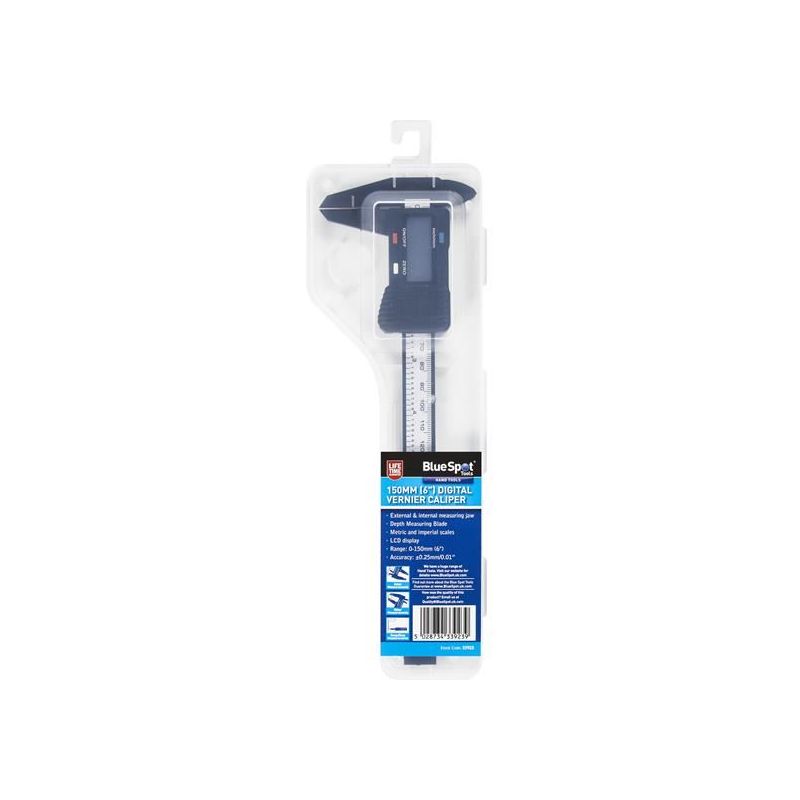Bluespot Tools Digital Vernier Caliper 150mm (6in) BlueSpot Tools - RockBottom Northampton