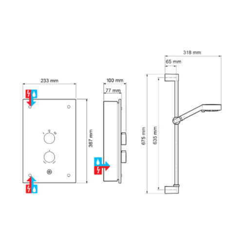Mira Azora 9.8Kw - Glass