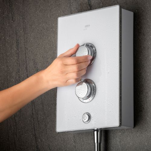 Mira Decor 8.5kW White Electric Shower Single Outlet