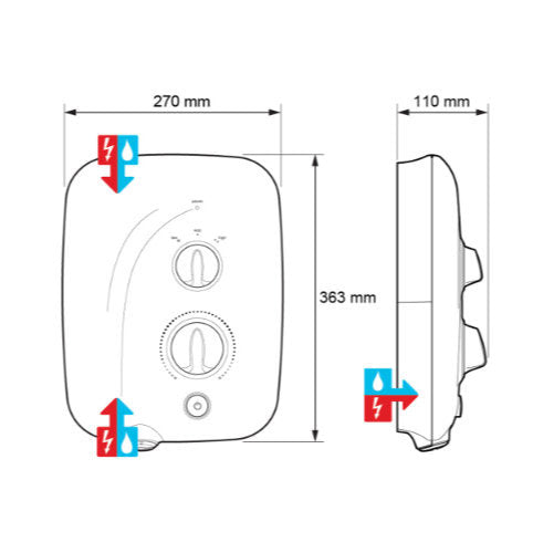 Mira Elite SE Dual 9.8Kw