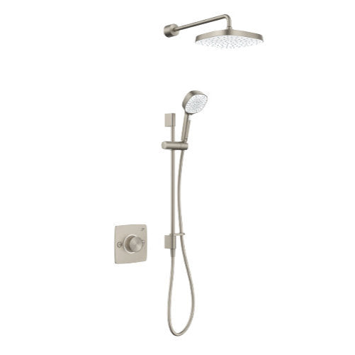 Mira Evoco Dual Bathfill Brushed nickel with Hydroglo