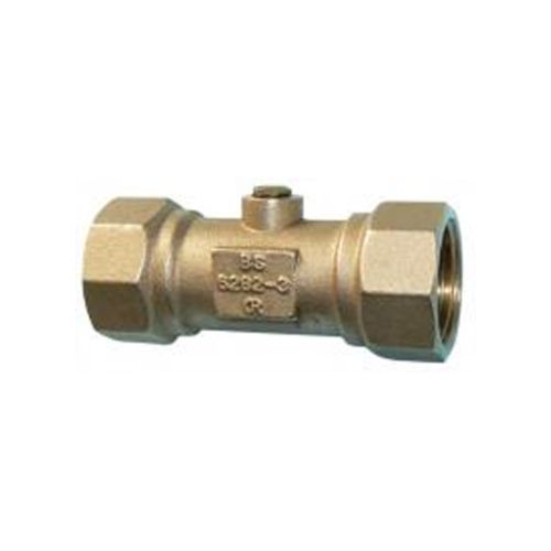 VCDF DZR brass double check valve FxF 1/2"