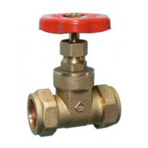 VGE brass gate valve 22mm - economy