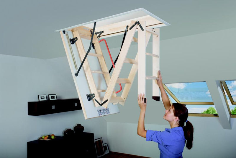 Fakro Wooden Folding Section Loft Ladder 60 x 120cm