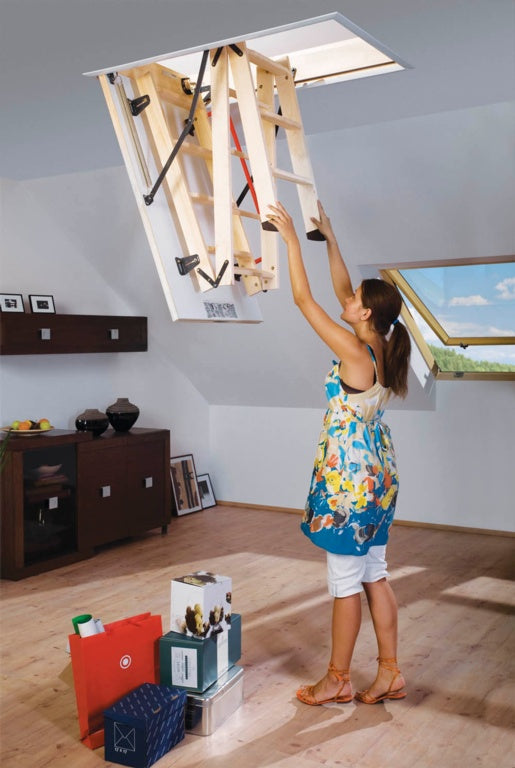 Fakro Wooden Folding Section Loft Ladder 60 x 120cm