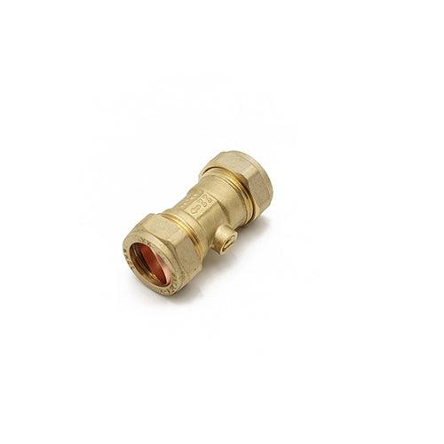 QQE brass isolating valve 22mm - economy