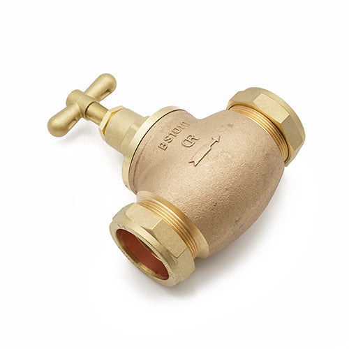 VS brass stopcock 54mm BS1010