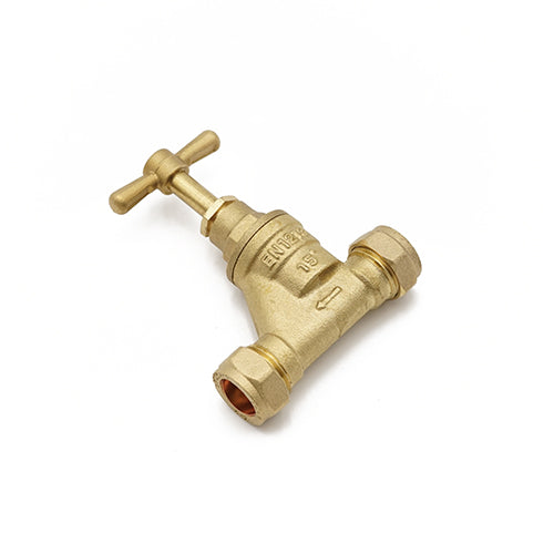 VSZ DZR brass stopcock 15mm BS1010