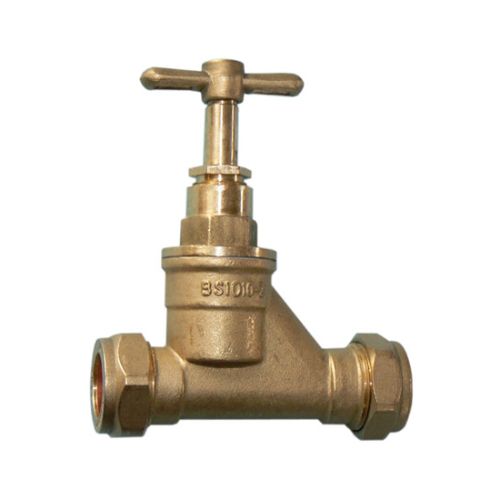 VSP brass stopcock for MDPE poly P x P 20mm