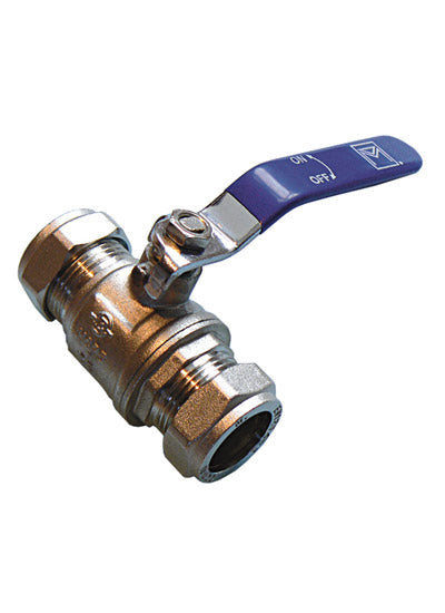 QLF blue handle lever ball valve PN25 1/2"