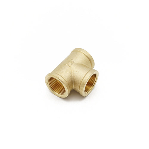 BF130 brass tee 3/4" FxFxF