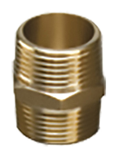 PrimaPack Brass Hex Nipple 1/2"