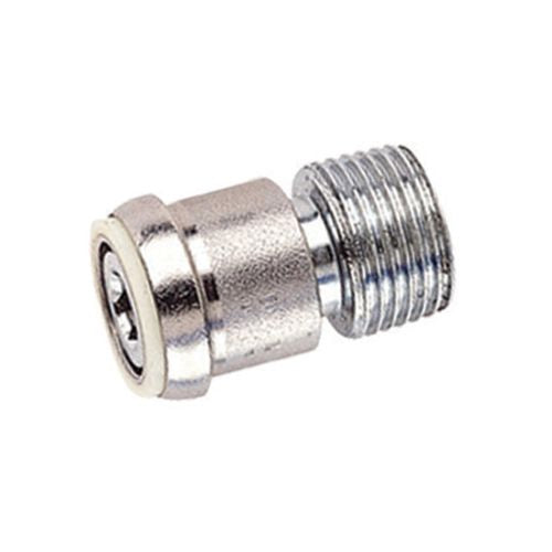 Chrome plated adiator extension tail piece 15 - 20mm