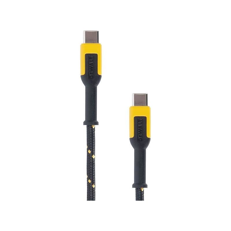 Dewalt Telecoms USB C to USB C Reinforced Charging Cable 1.2m (4ft) DEWALT Telecoms - RockBottom Northampton