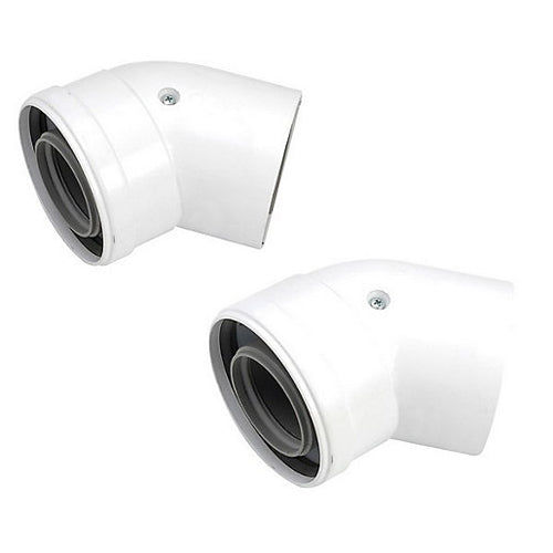 Vaillant HE 125mm 2x45 Degree Bends
