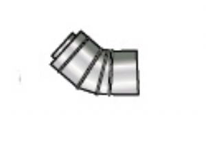 Grant L/L Balanced Flue 45S Round 90-200 Elbow Yellow
