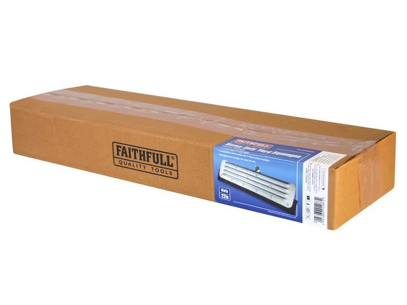 Faithfull Heavy-Duty Straight Yard Squeegee 22in (559mm) Faithfull - RockBottom Northampton