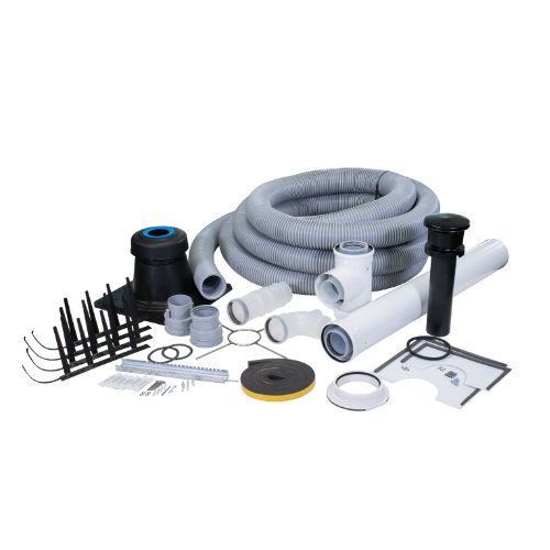 Worcester 8000 F Flue Kit 80mm Flexible 12m