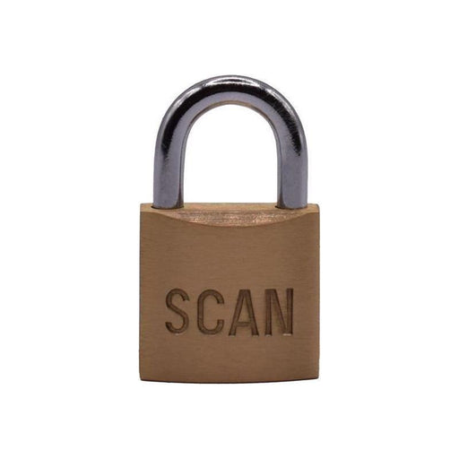 Scan Brass Padlock 25mm Scan - RockBottom Nothampton