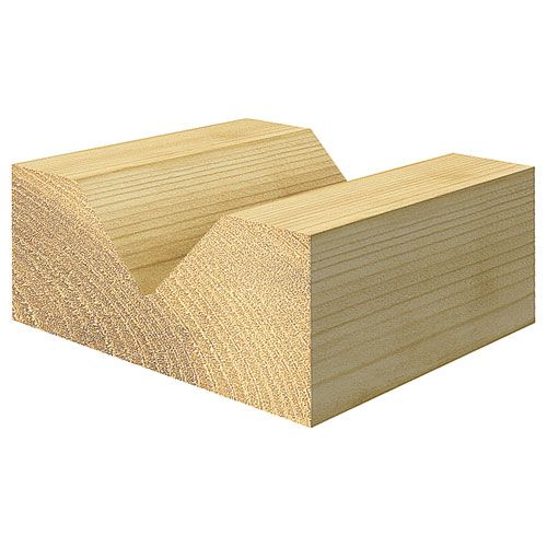 C044X1/4TC - Chamfer V groove cutter angle=45 degrees