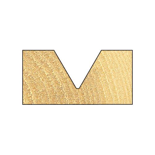 C043X1/4TC - Chamfer V groove cutter angle=60 degrees