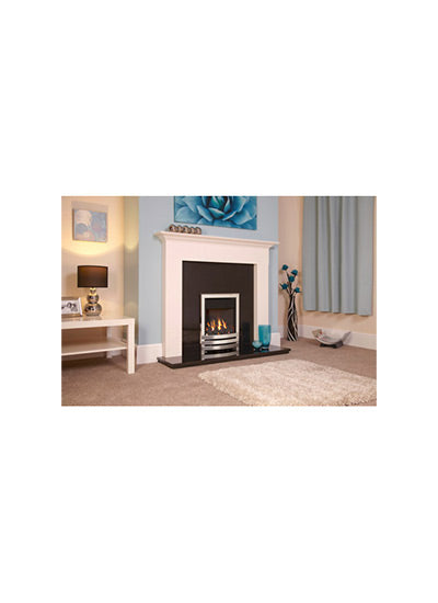 Flavel Linear Plus Gas Fire Manual Silver/Coal