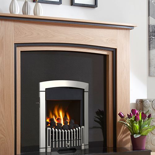 Flavel Rhapsody Plus Gas Fire Slide Silver