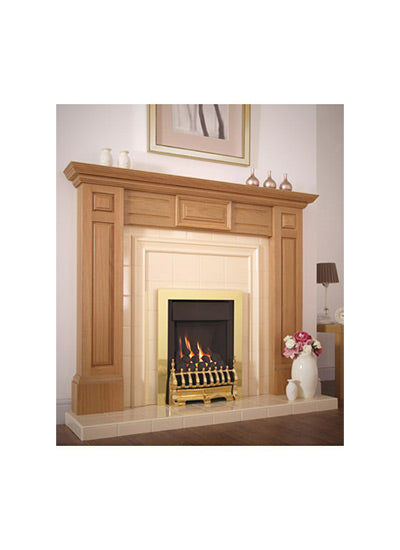 Flavel Windsor Traditional Plus Gas Fire Manual Control Brass