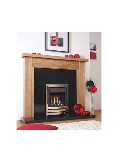 Flavel Windsor Contemporary Plus Gas Fire M/C Silver/Coal