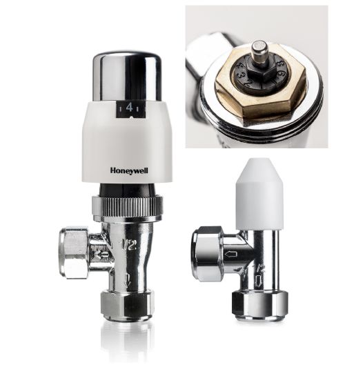 H/Well Valencia Classic TRV and Lockshield/Pushfit 15mm Angled