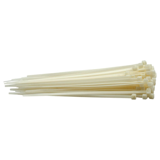 Draper 70394 Cable Ties, 4.8 x 200mm, White (Pack of 100)
