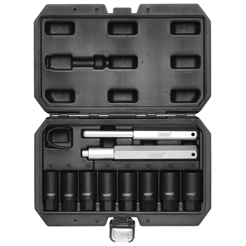 Draper 12402 Locking Wheel Nut Removal Set (10 Piece)