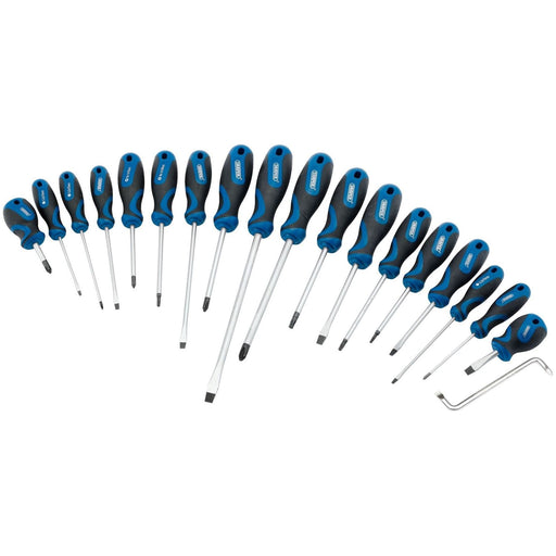 Draper 09548 Soft Grip Screwdriver Set (19 Piece)
