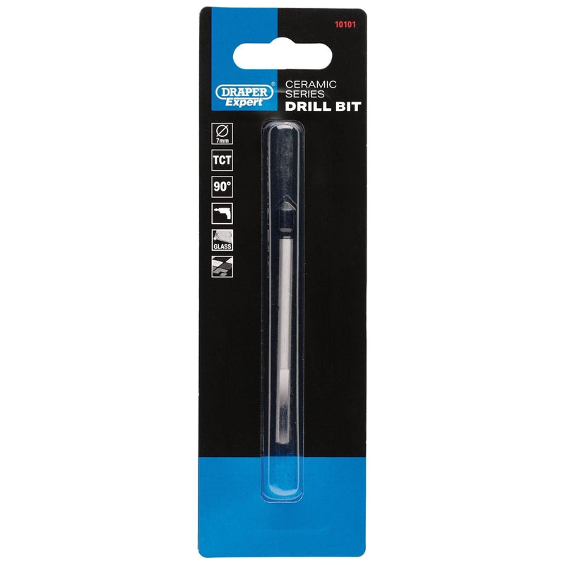 Draper Draper Expert TCT Ceramic Drill Bit, 7mm x 80mm Draper - Town Tools