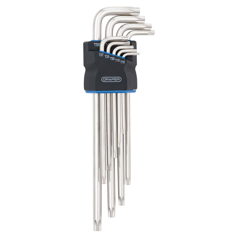 Draper 12813 Draper TX-STAR® Extra Long Arm Security Key Set (9 Piece)