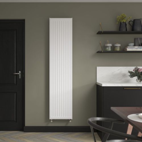 Henrad Vertical Compact Radiator White 1800 600 K2