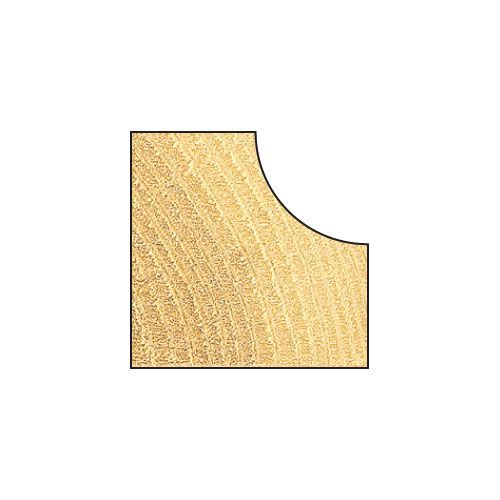 C056AX1/2TC - Trend CraftPro 1/2" TCT 9.5mm Radius Draining Groove Router Cutter, 19mm x 32mm