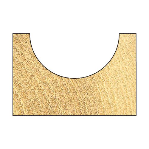 C058X1/2TC - Radius 12.7mm radius x 25.4mm diameter