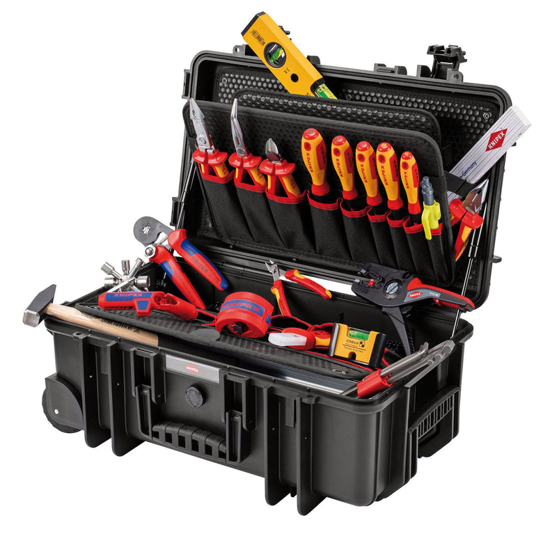 Draper 13172 KNIPEX 00 21 33 E Tool Case "Robust26 Move" Electric, 22 Parts, 550mm
