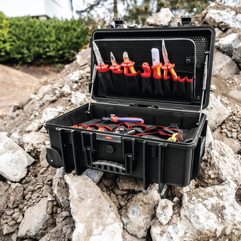 Draper 13172 KNIPEX 00 21 33 E Tool Case "Robust26 Move" Electric, 22 Parts, 550mm
