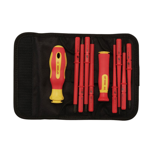 Draper 05721 XP1000® VDE Interchangeable Blade Screwdriver Set (10 Piece)
