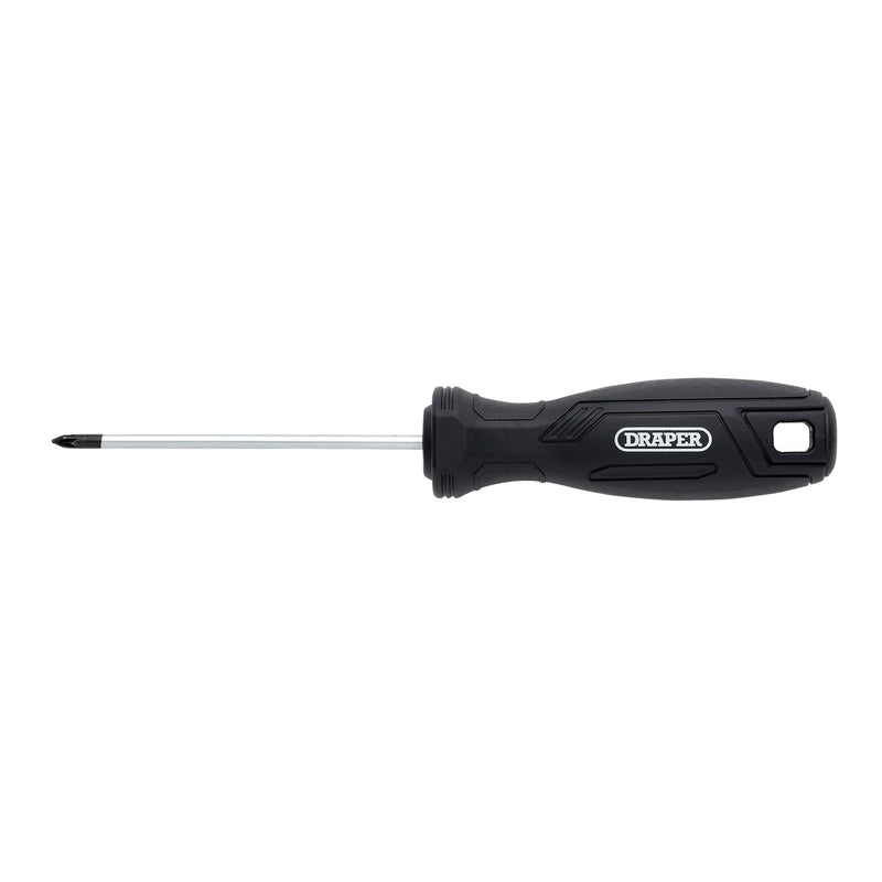 Draper 13512 Pozi Hard Grip Screwdriver, PZ0 x 75mm