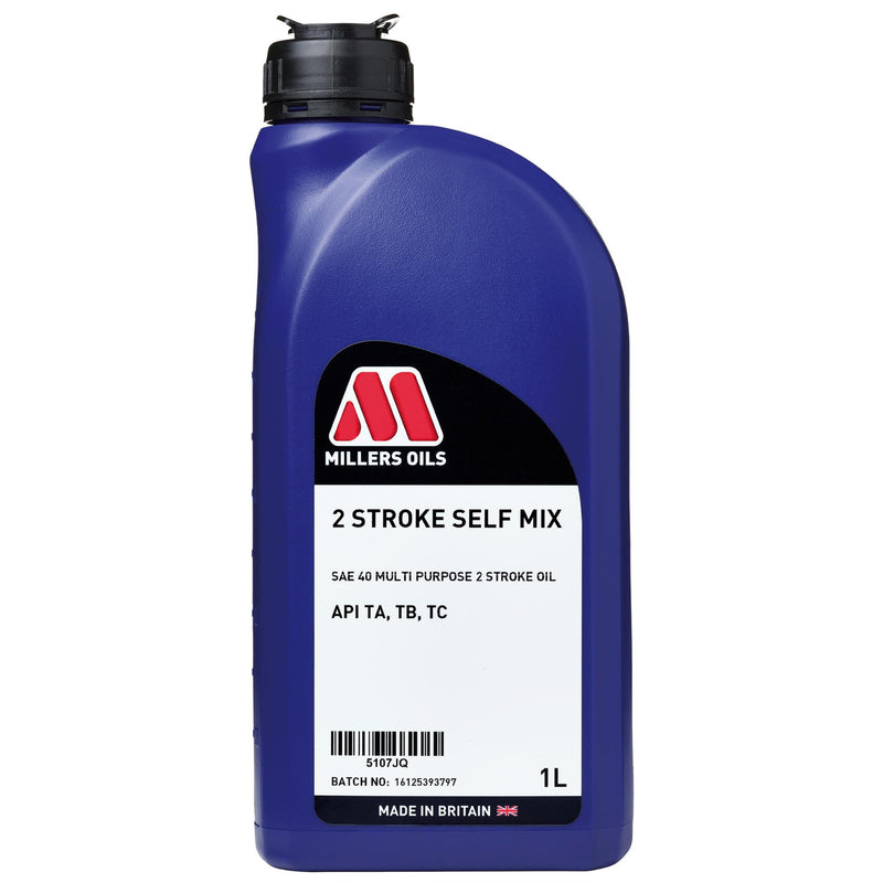 Draper 15355 Millers Oils 2 Stroke Self Mix, 1L