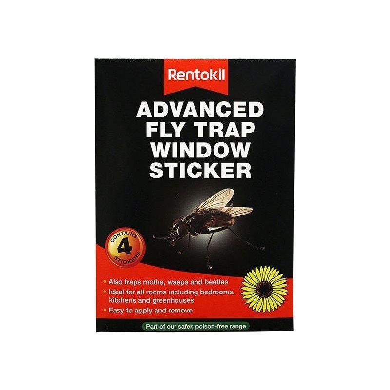 Rentokil Advanced Window Fly Traps (Pack 4) Rentokil - RockBottom Nothampton